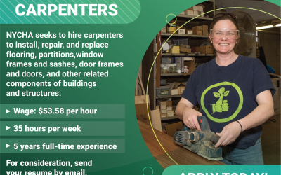 NYCHA Is Hiring: Carpenters